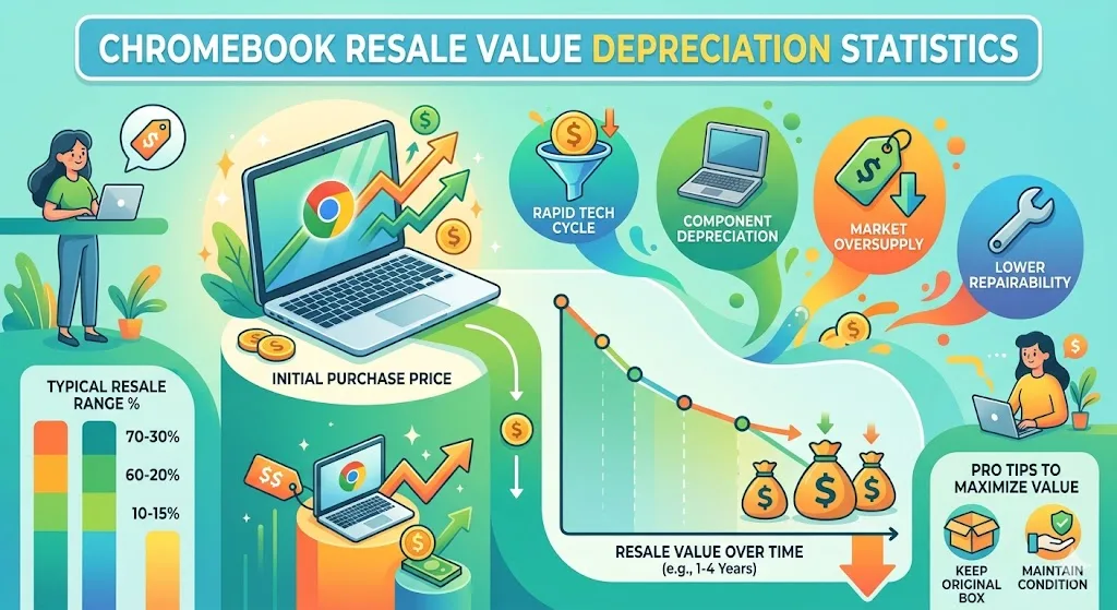 Chromebook Resale Value Depreciation Statistics 2026
