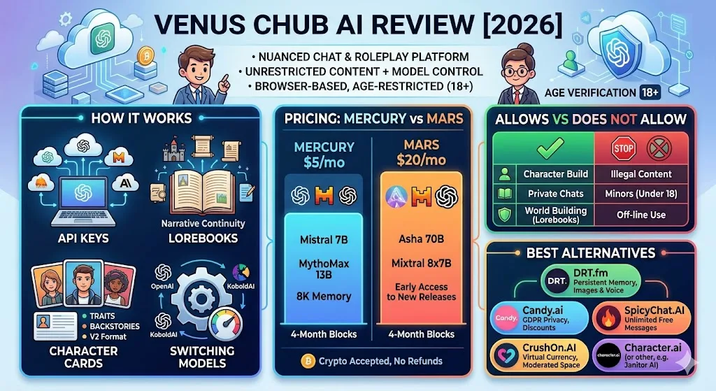 Venus Chub AI Review [2026]