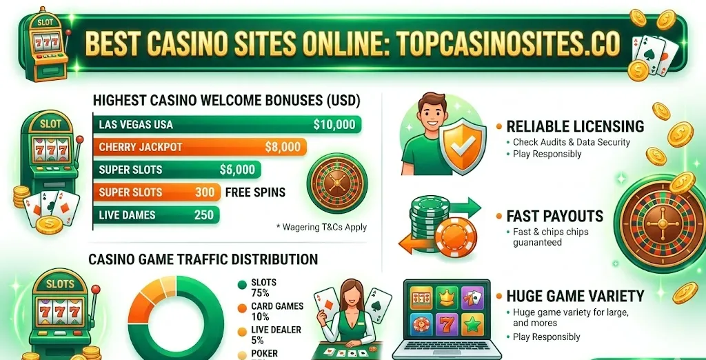 Best Casino Sites Online topcasinosites.co: What Every Player Should Know?