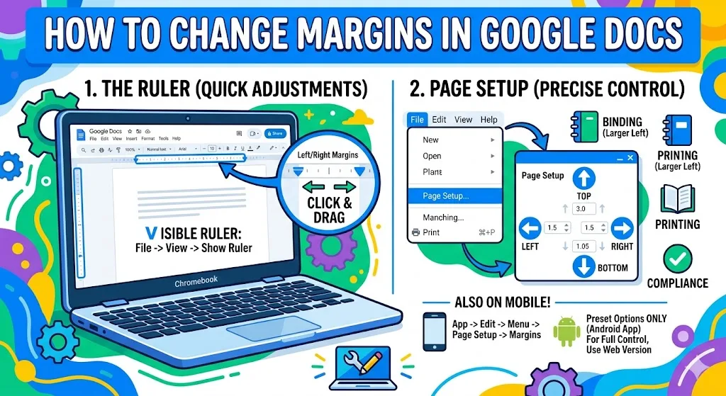 How to Change Margins in Google Docs On Your Chromebook