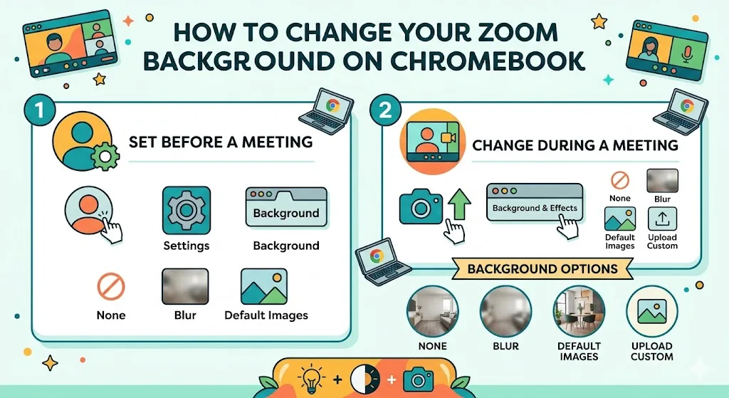 How to Change Zoom Background On Chromebook