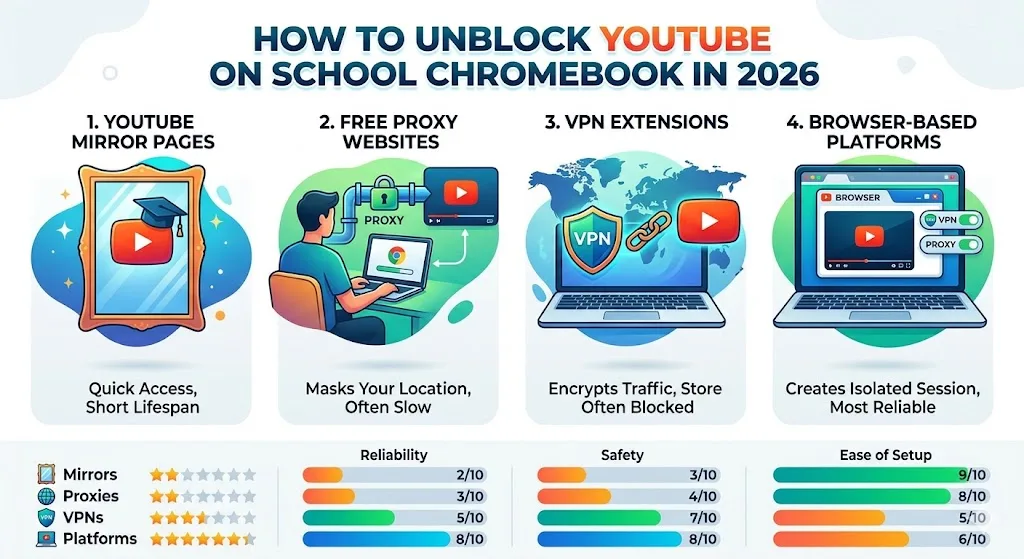 How to Unblock YouTube on School Chromebook In 2026