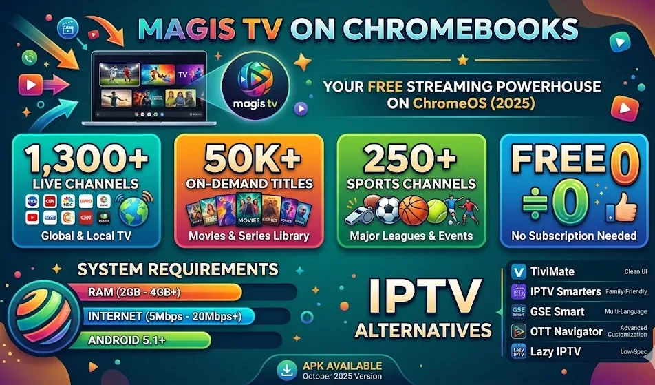 Magis TV On Chromebooks