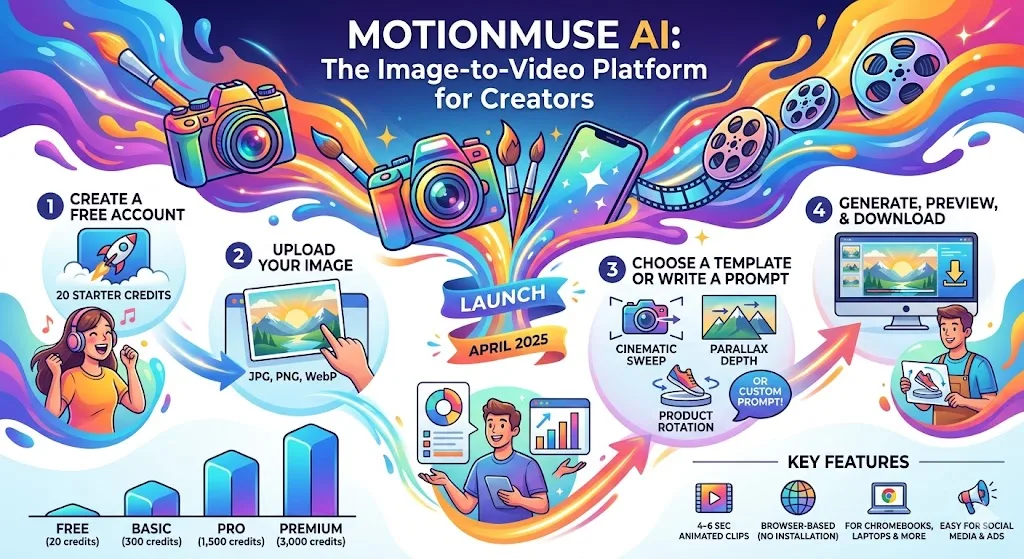 MotionMuse AI: The Image-to-Video Platform for Creators