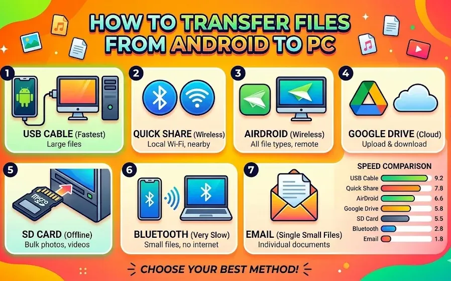 How To Transfer Files From Android To PC