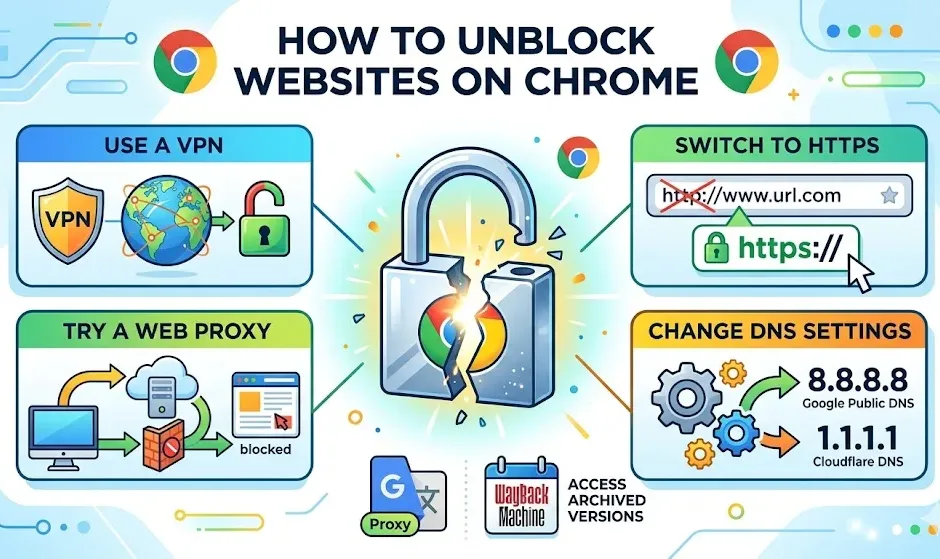 How To Unblock Websites On Chrome