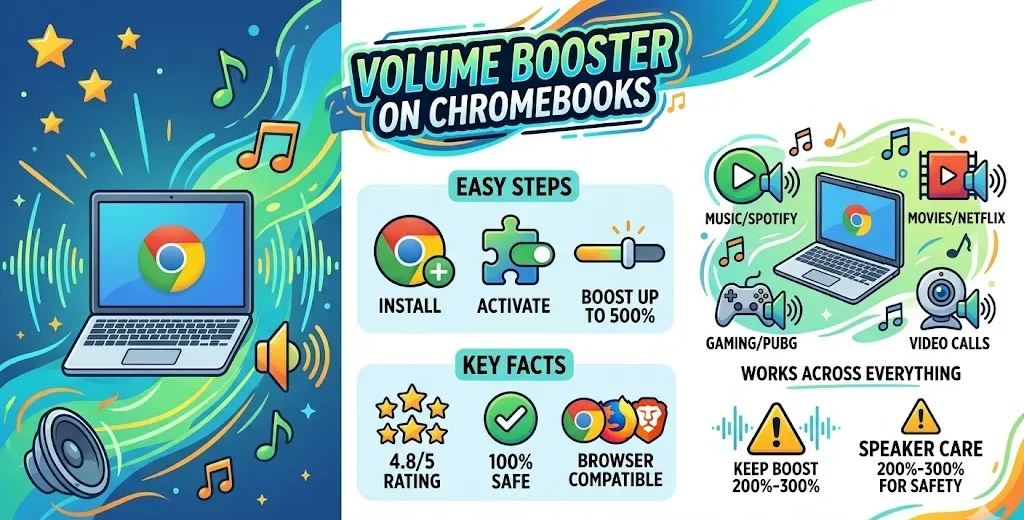 Volume Booster on Chromebooks