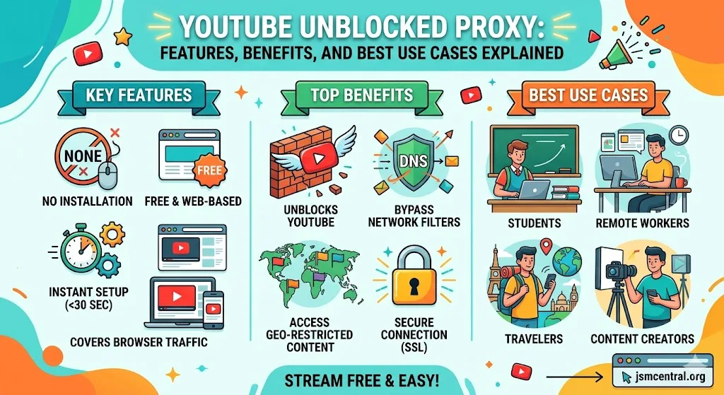 YouTube Unblocked Proxy: Features, Benefits, and Best Use Cases Explained