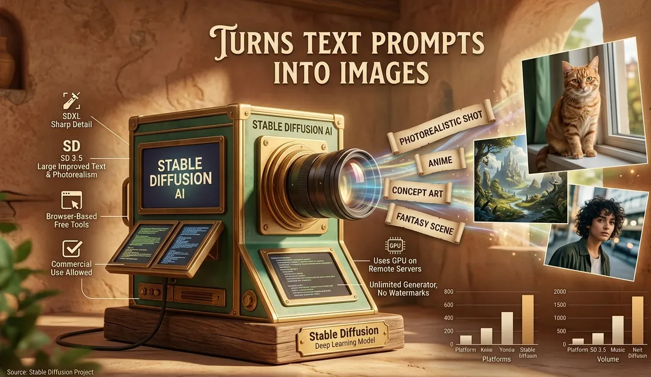 Stable Diffusion AI: Free Text To Image AI Generator