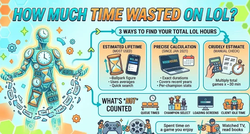 How Much Time Wasted on LOL?