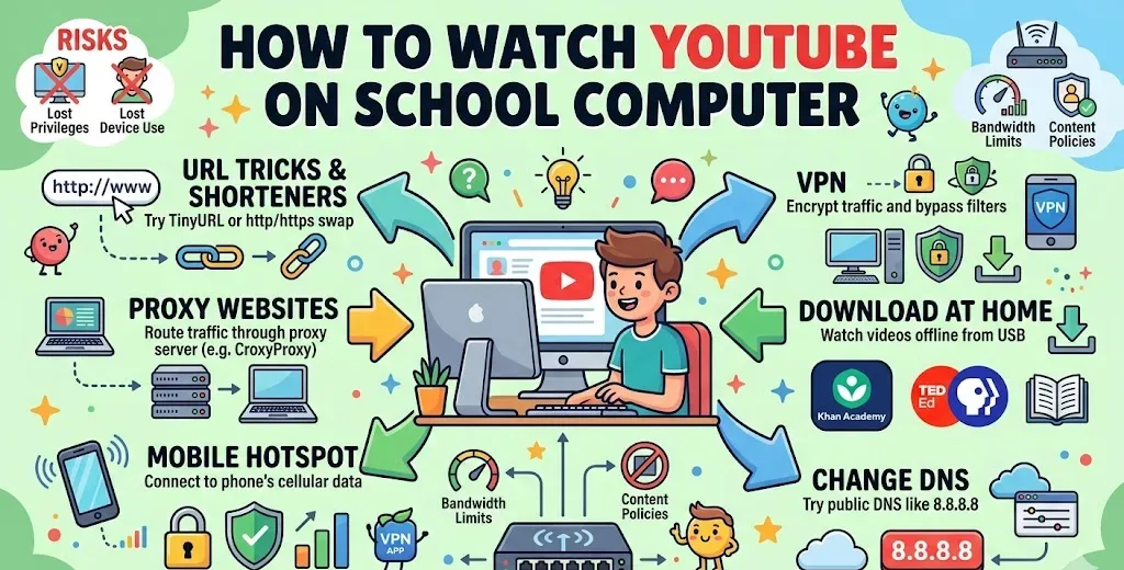 How to Watch YouTube on School Computer