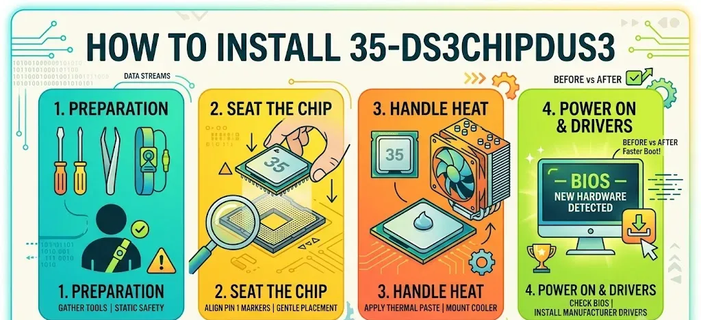 How to Install 35-ds3chipdus3