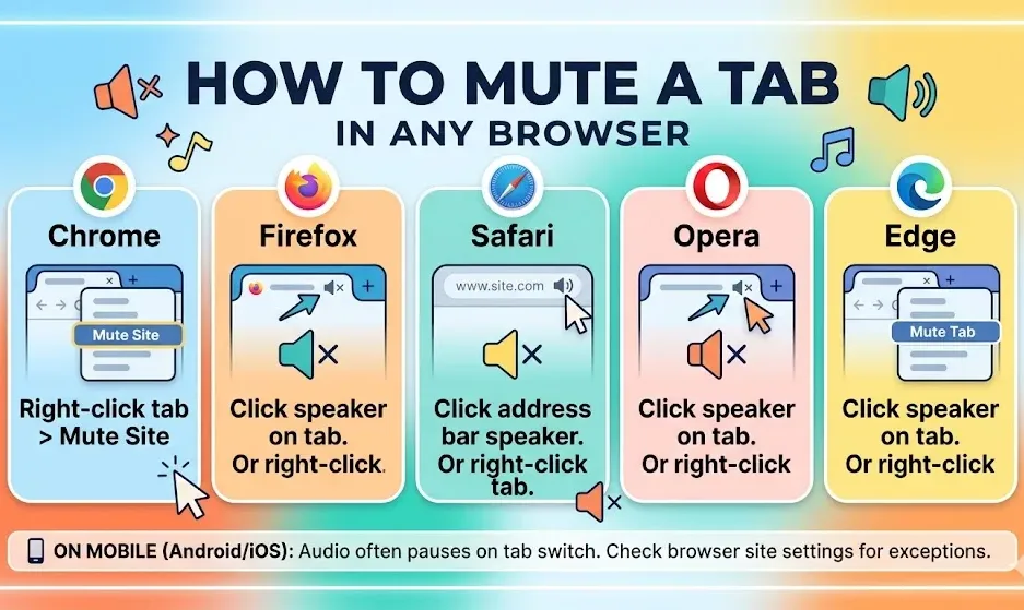 How to Mute a Tab in Any Browser on Chromebook