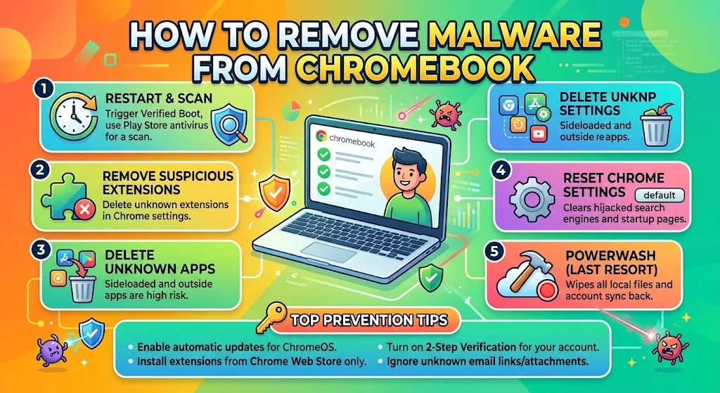 How to Remove Malware From Chromebook