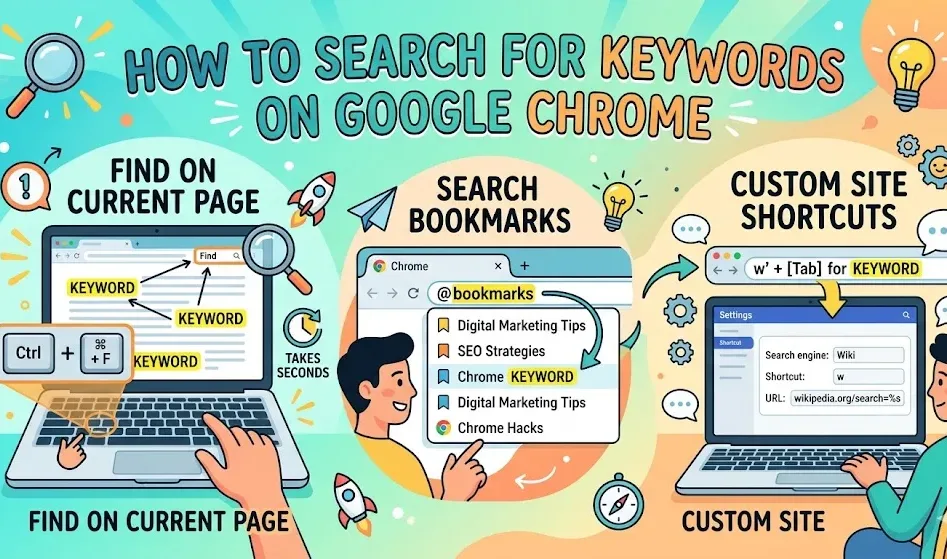 How to Search for Keywords on Google Chrome