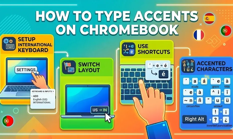 How to Type Accents on Chromebook Using the International Keyboard