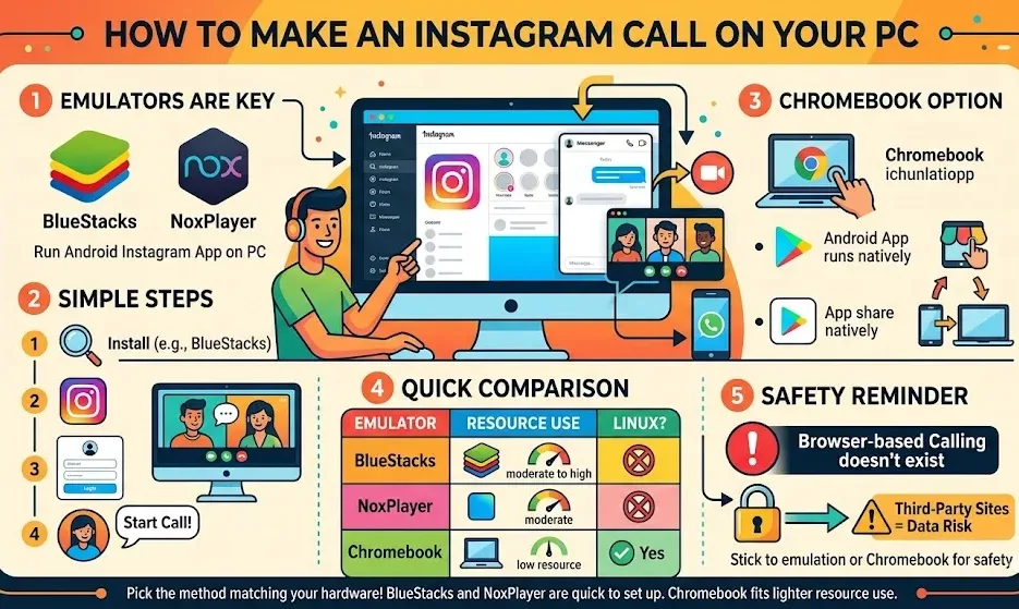 How to Make an Instagram Call on Your PC