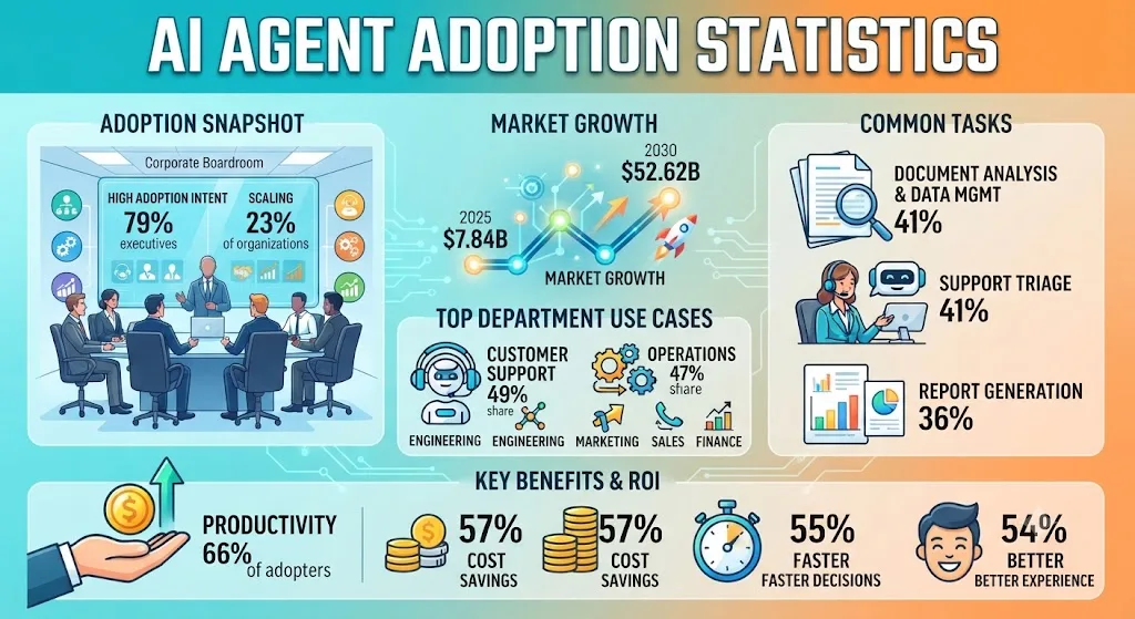 AI Agent Adoption Statistics 2026