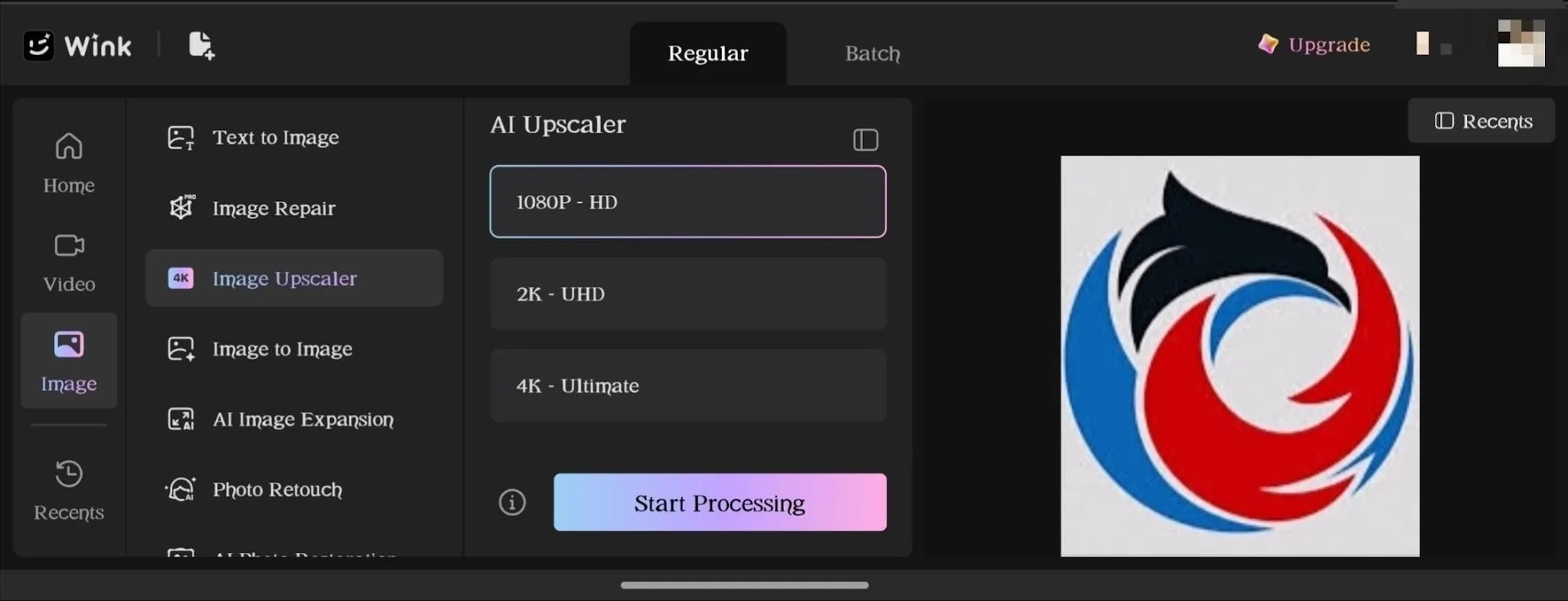 Choose Enhancement Type