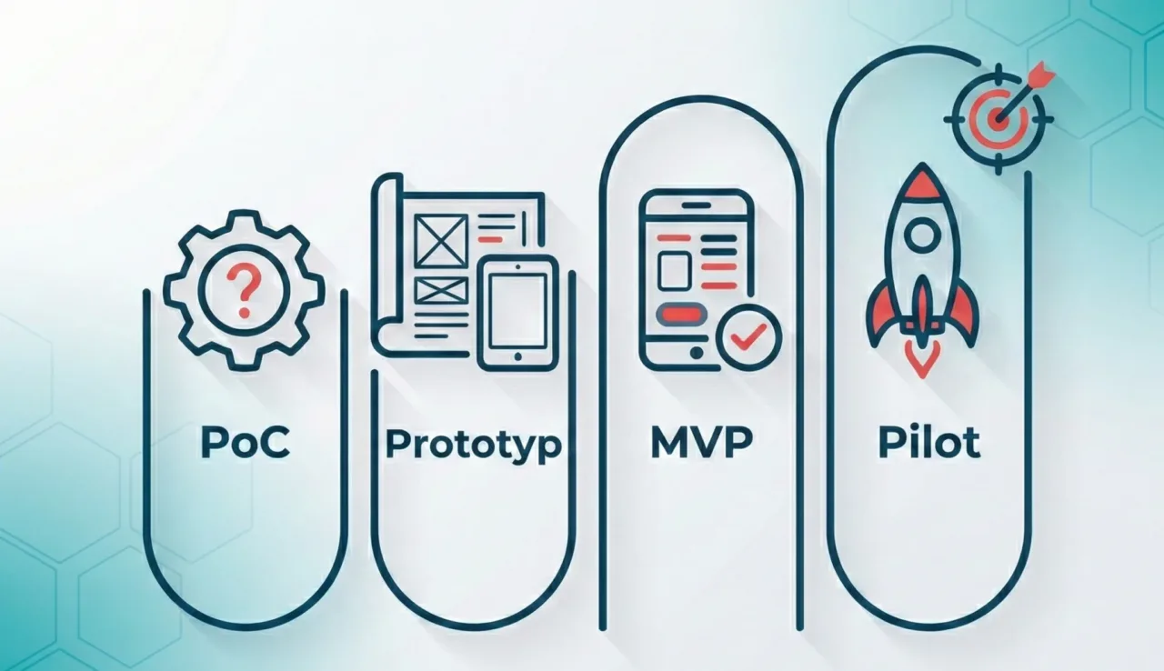Proof of Concept vs. Pilot vs. MVP: What’s the Difference for AI Projects?