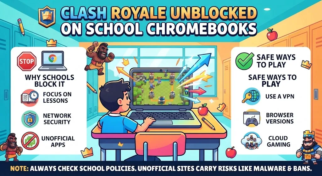 Clash Royale Unblocked on School Chromebooks