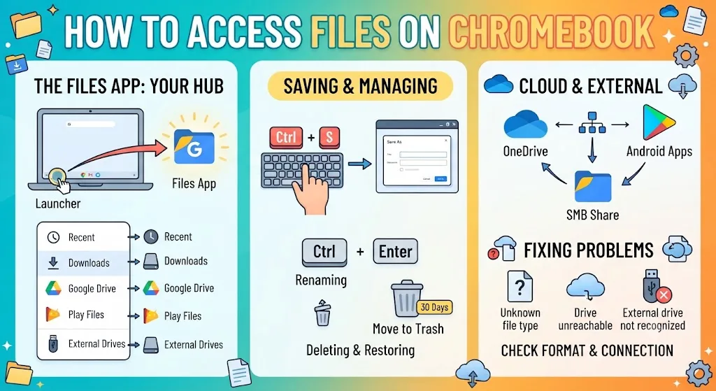 How to Access Files on Chromebook