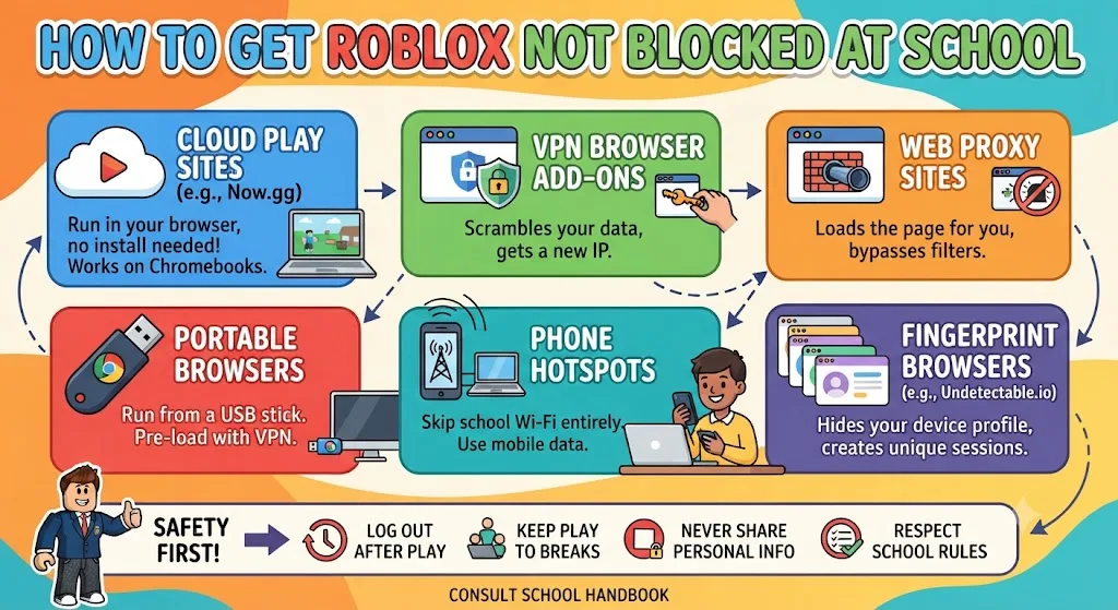 How to Get Roblox Not Blocked at School