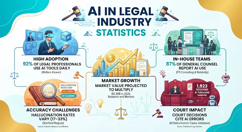AI In Legal Industry Statistics 2026