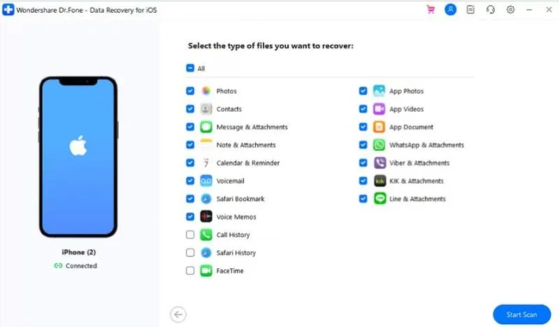 Attach the Phone and Start Scanning