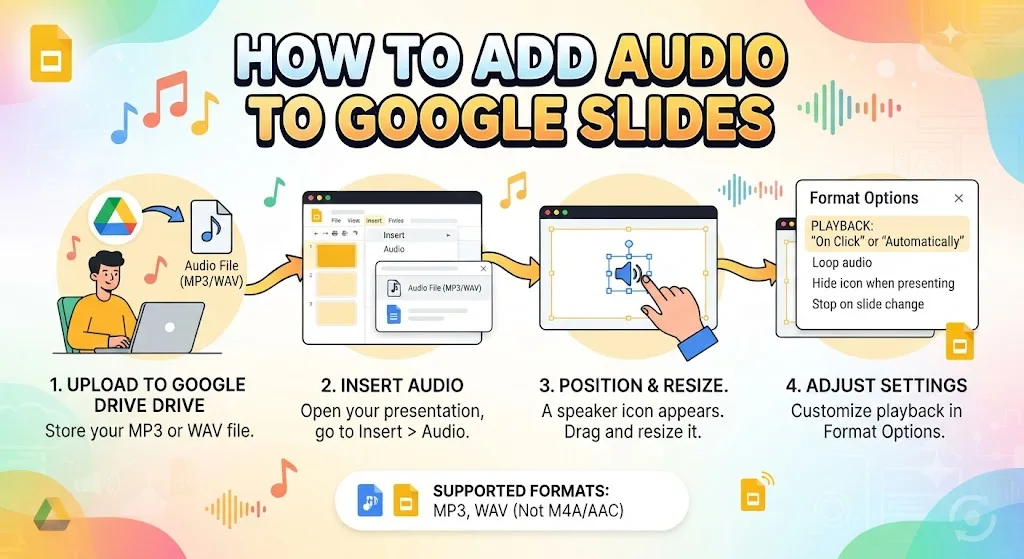How to Add Audio to Google Slides