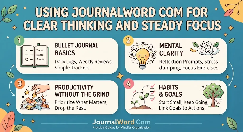 Using JournalWord Com For Clear Thinking and Steady Focus