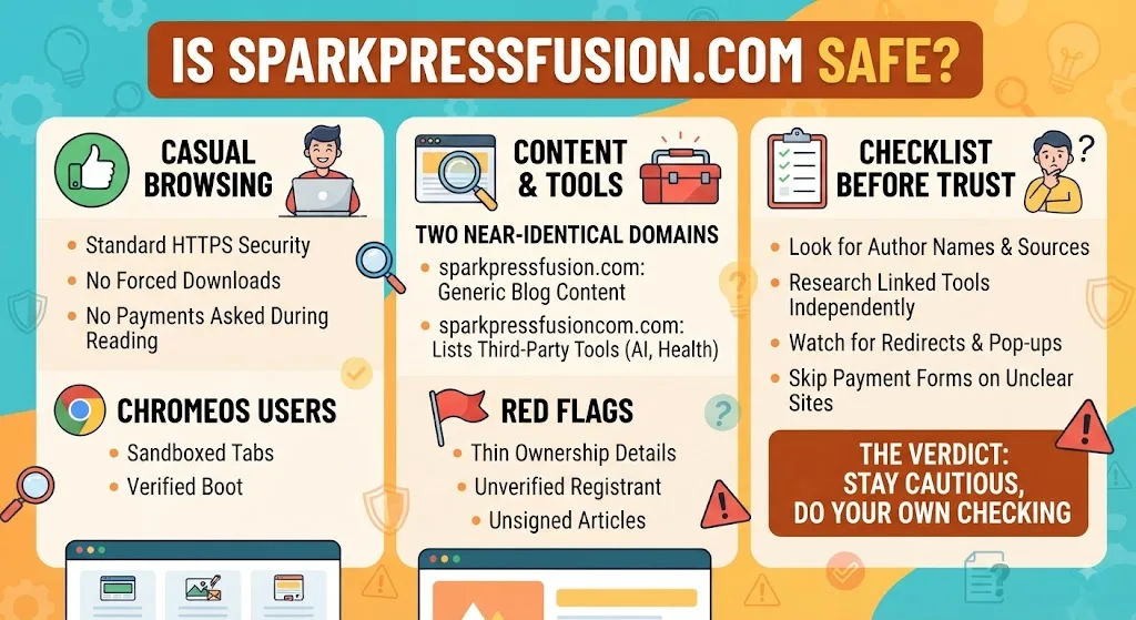 Is SparkPressFusion com Safe?