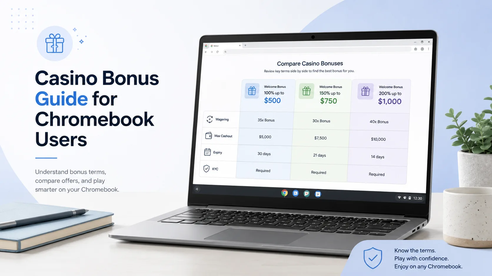 Casino Bonus Guide for Chromebook Users: What to Check Before You Claim
