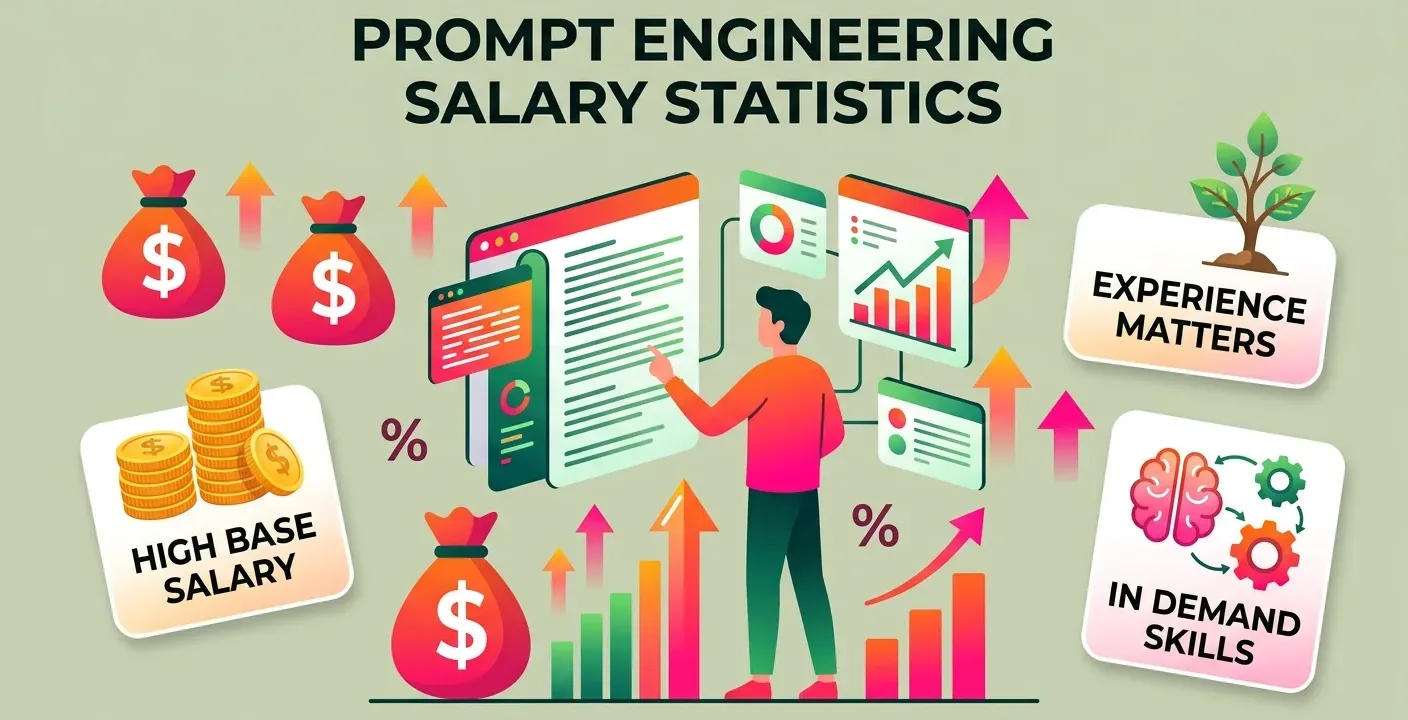 Prompt Engineering Salary Statistics 2026: US and UK salaries, top-paying employers, experience-based pay, contract rates, and AI skills premiums. Is this conversation helpful so far?
